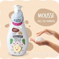 Gel de mãos em Mousse