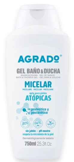 Gel Micelar Banho e Duche Peles Atópicas