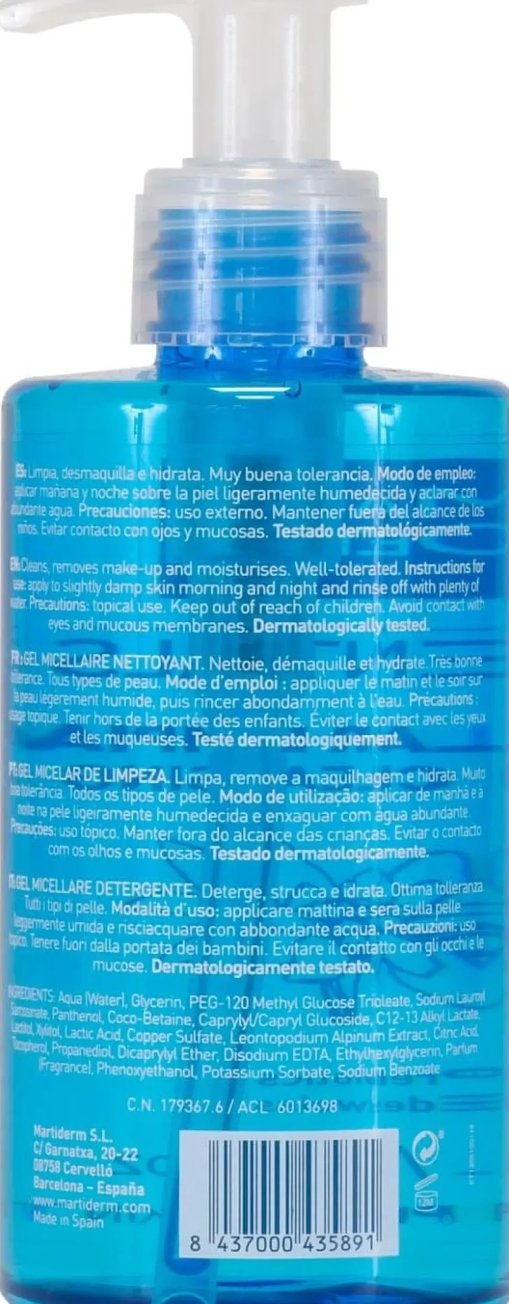 Gel Micelar de Limpeza