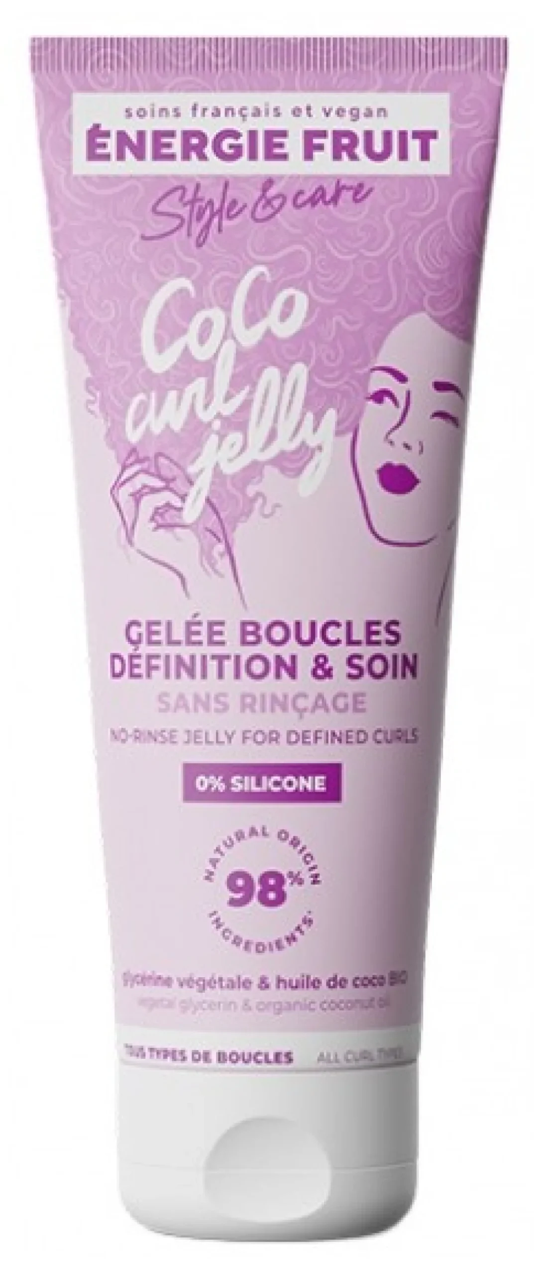 Gel para o Cuidado e Definição dos Caracóis
