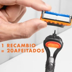 Gillette Fusion5 Pack Poupança 7+1 Recargas para Máquinas de Barbear