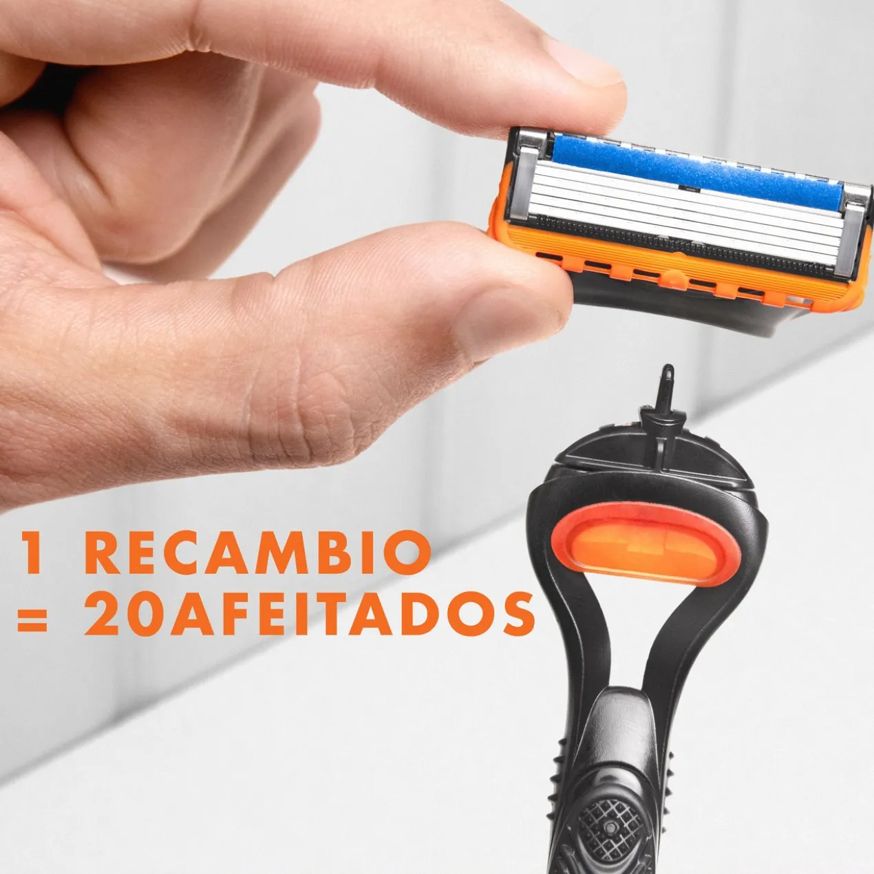 Gillette Fusion5 Pack Poupança 7+1 Recargas para Máquinas de Barbear