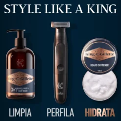 Gillette King C. Bálsamo Suave Para Barba