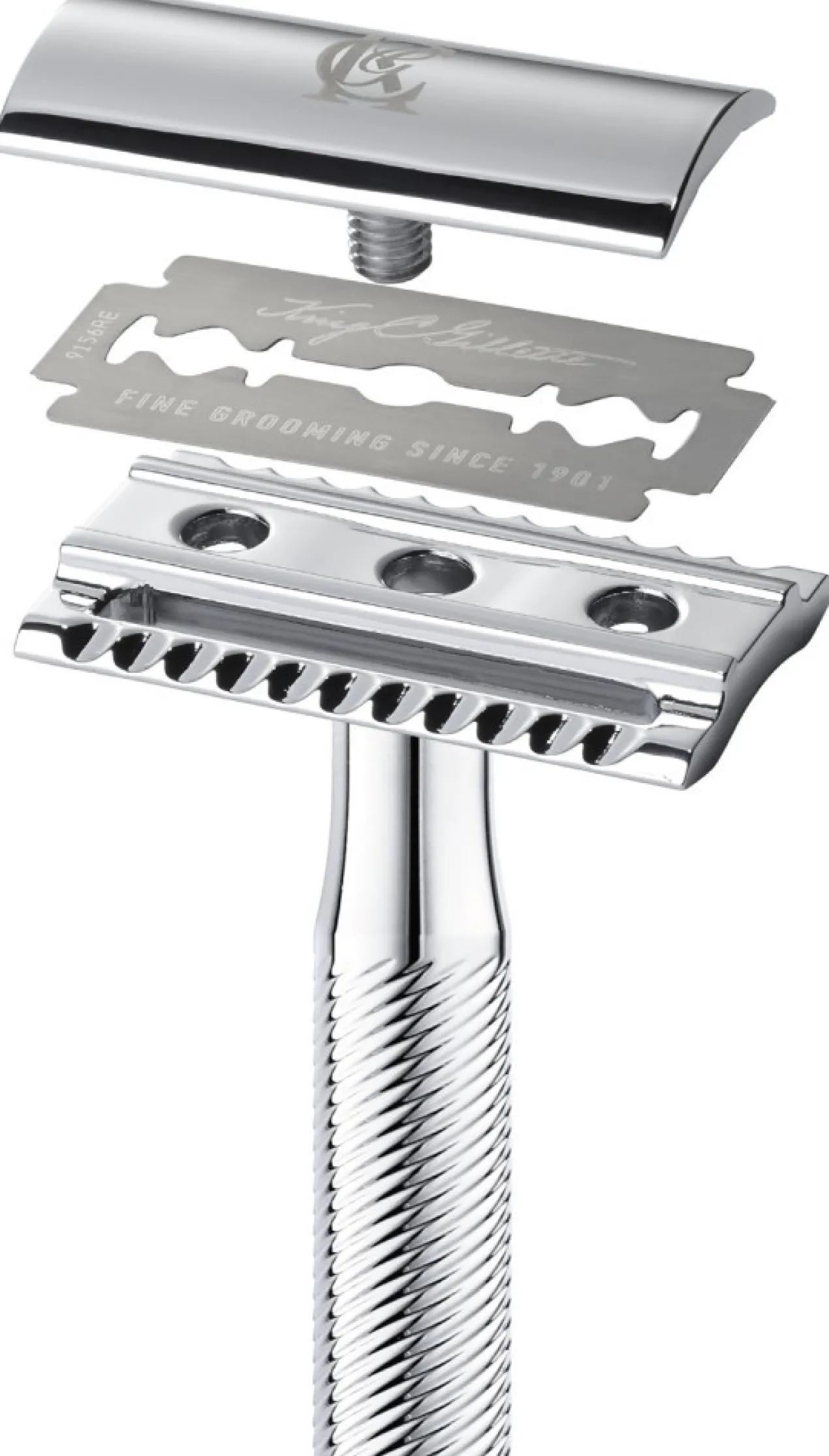 Gillette King C. Lâminas de Barbear de Duplo Fio