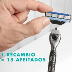 Gillette Mach3 Pack Poupança 7+1 Recargas para Máquinas de Barbear Masculinas