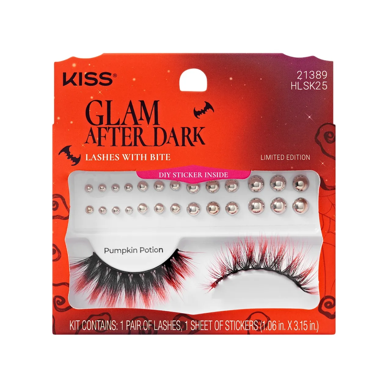 Glam After Dark Halloween Pumpkin Potion Pestanas Postiças