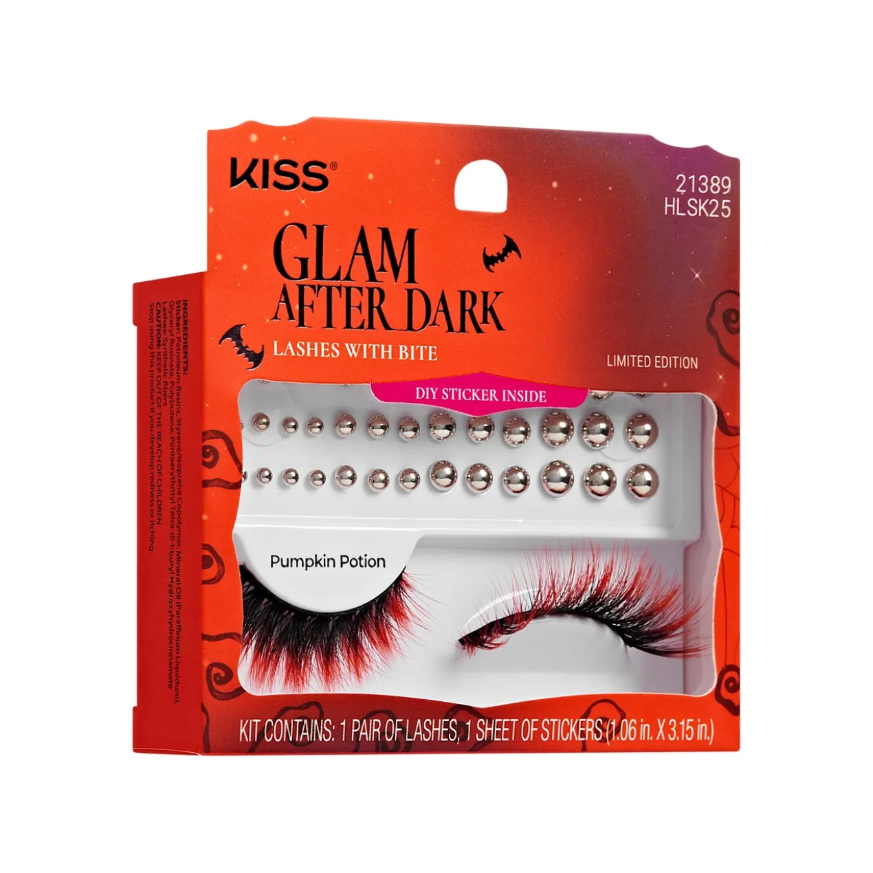 Glam After Dark Halloween Pumpkin Potion Pestanas Postiças