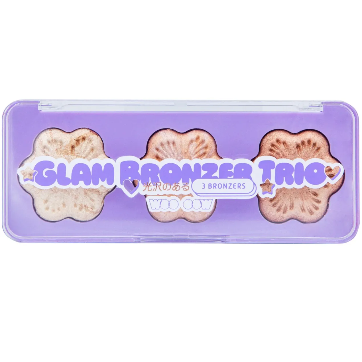 Glam Bronzer Trio Pó Bronzeador com Brilho