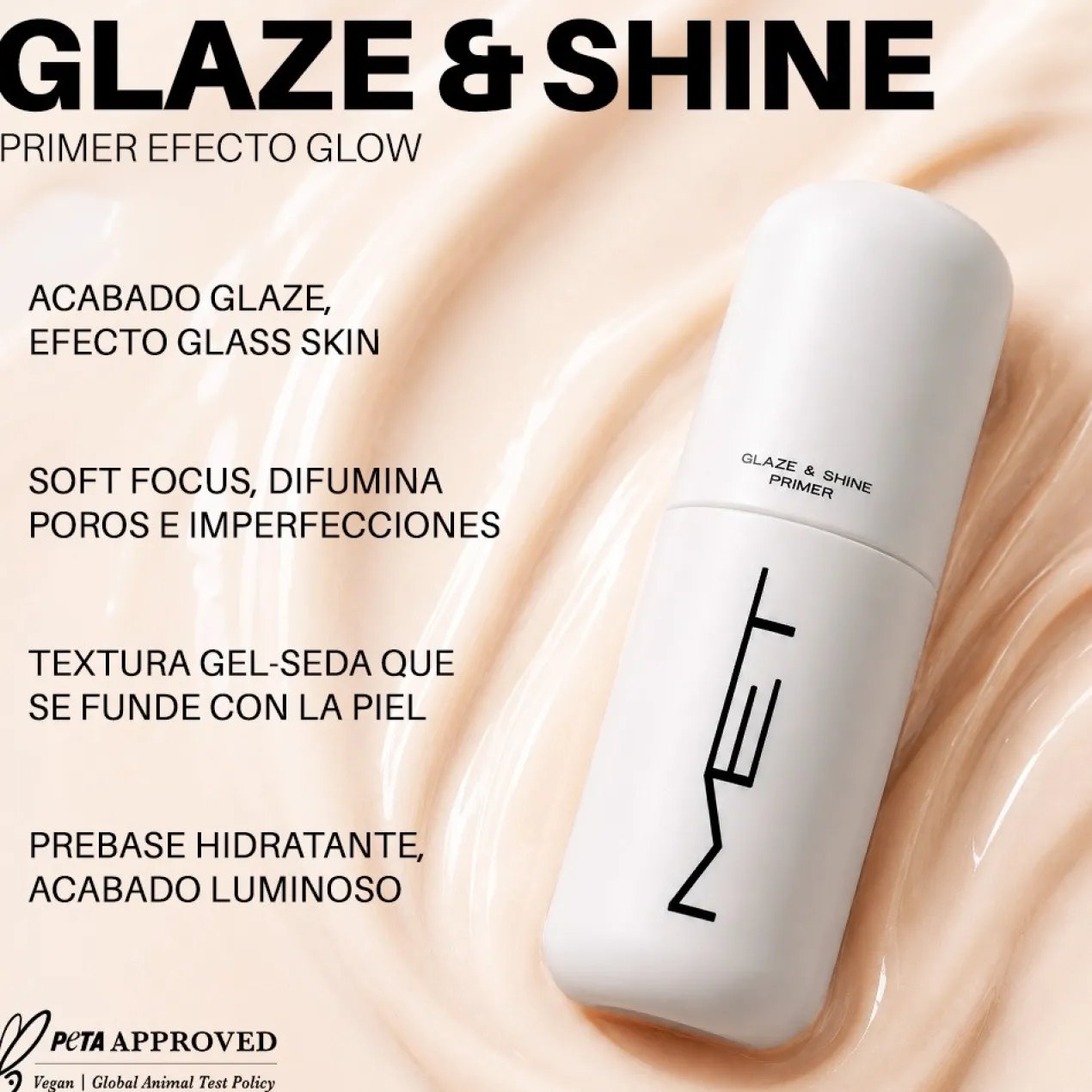 Glaze & Shine Primer Pré-base de Maquilhagem Iluminadora