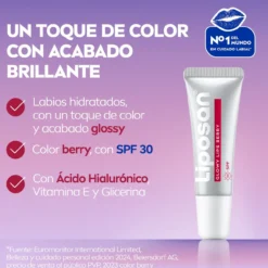Glow Lips Berry Lábios com Efeito Glow SPF30