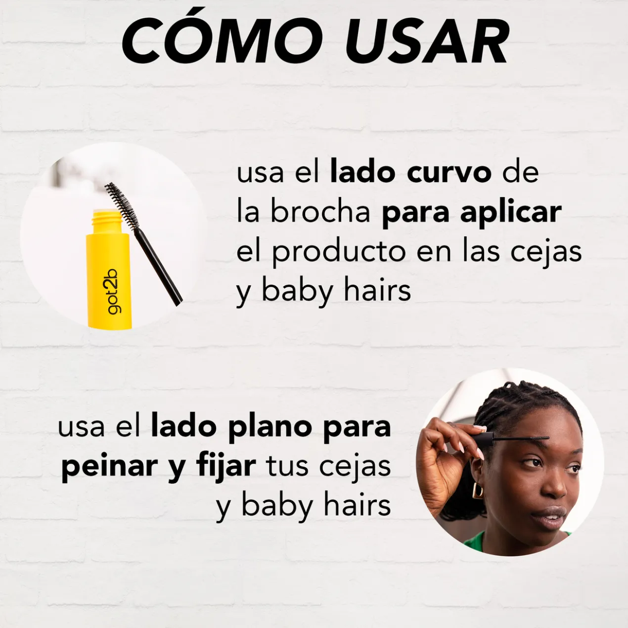 Glued 4 Brows & Edges Gel para Sobrancelhas