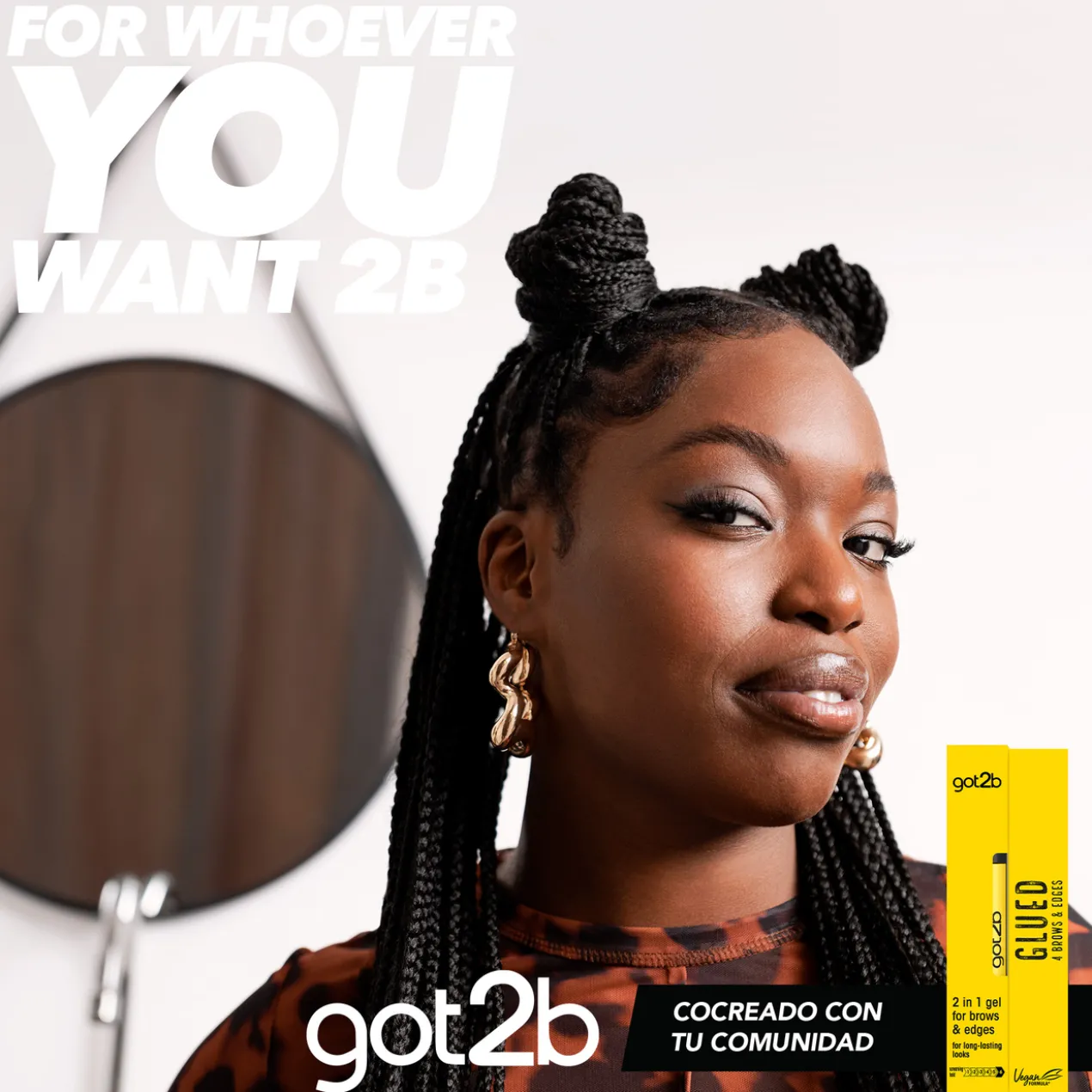 Glued 4 Brows & Edges Gel para Sobrancelhas