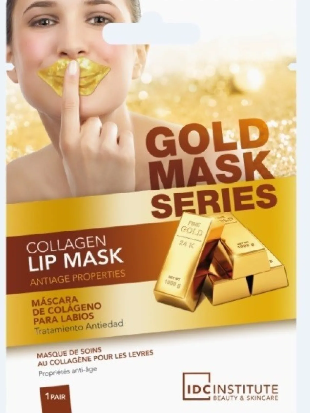 Gold Máscara para os Lábios com Colagénio