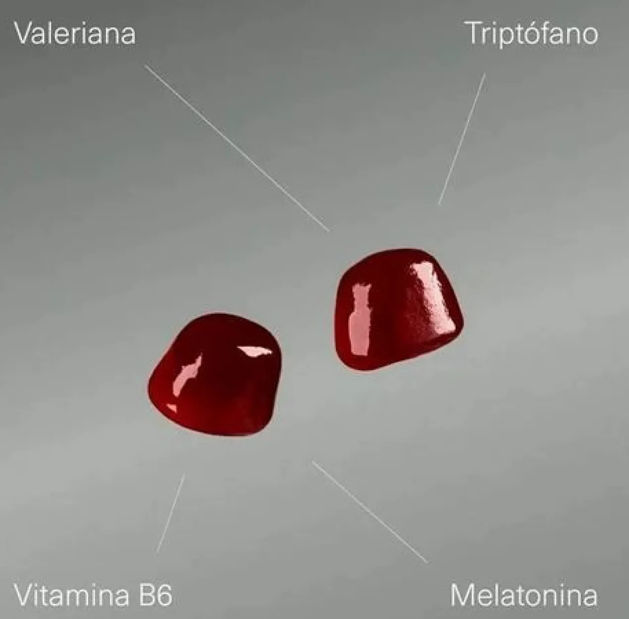 Gomas Melatonina, Valeriana e Triptofano