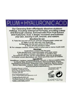 Grinding Bálsamo de Limpeza Facial com Ameixa + Ácido Hialurónico
