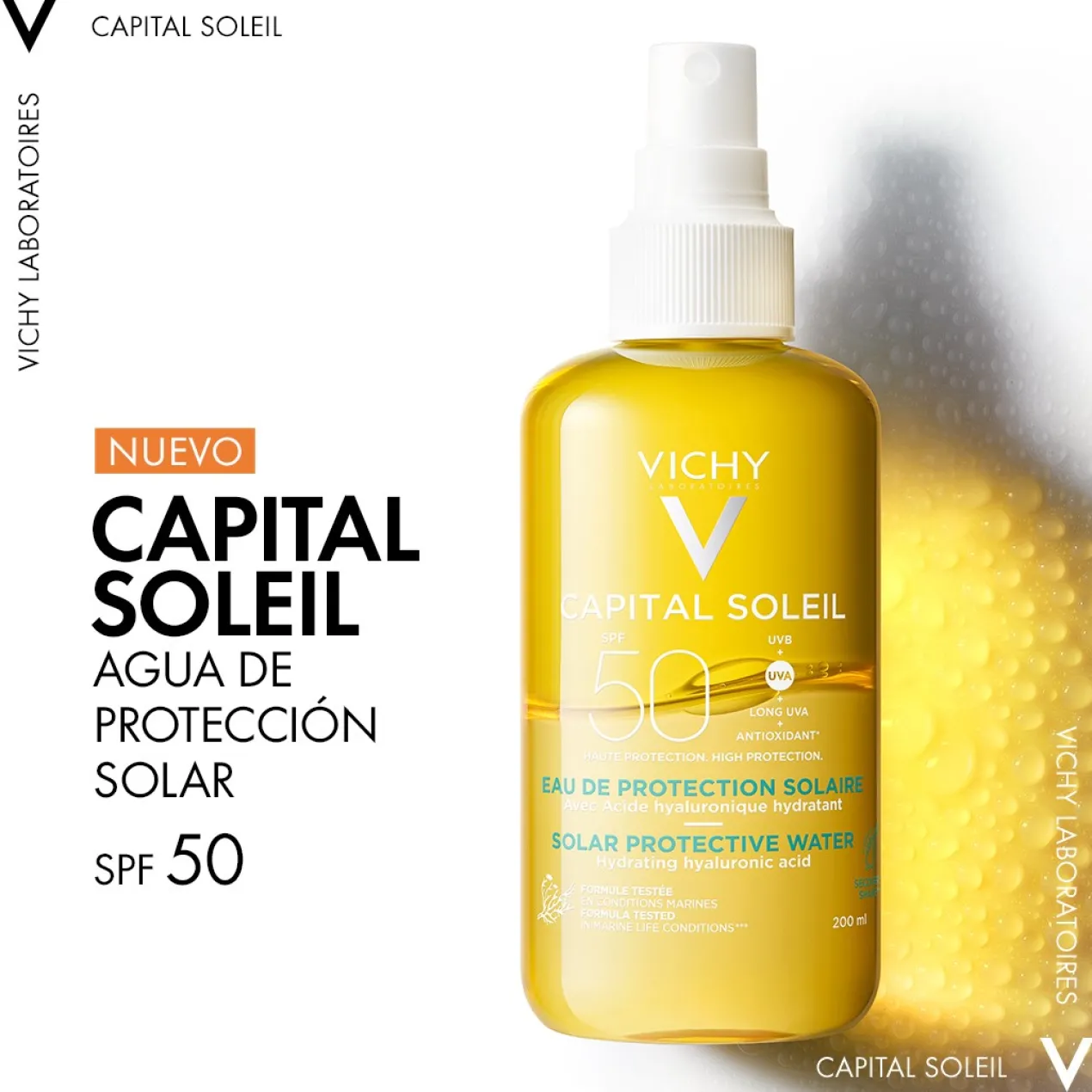 Água de Proteção Solar SPF50