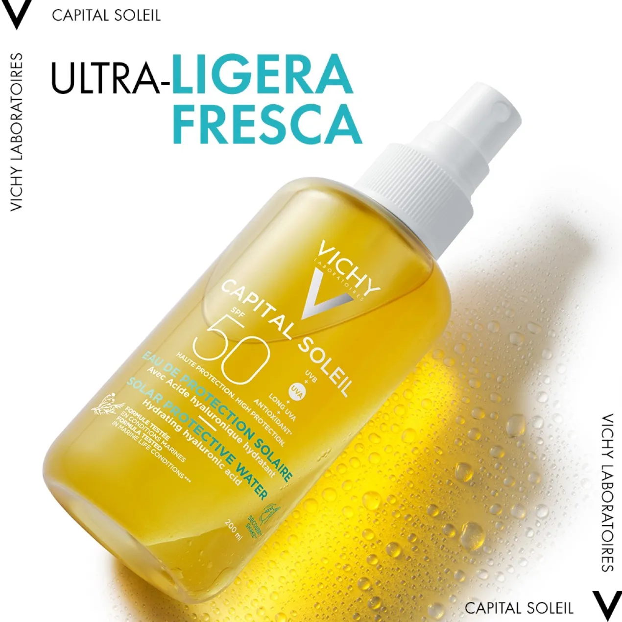 Água de Proteção Solar SPF50