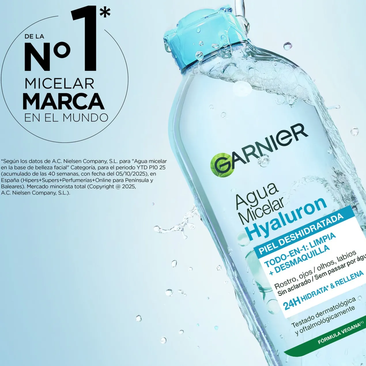 Água Micelar Aloe Hialurónico Tudo em 1