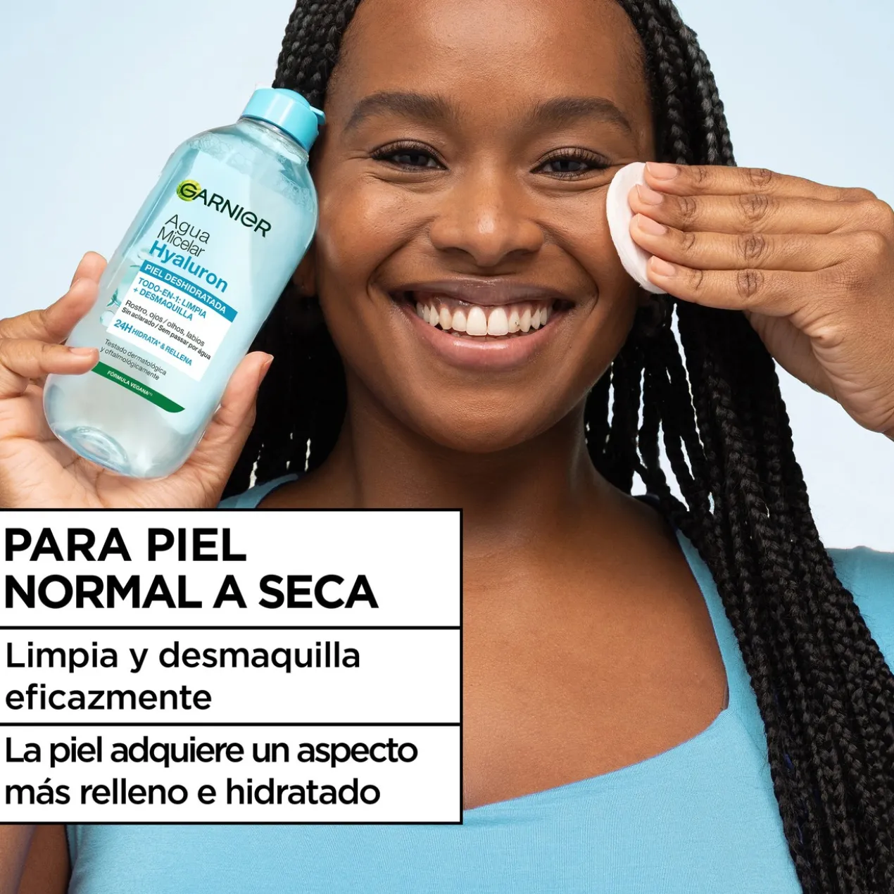 Água Micelar Aloe Hialurónico Tudo em 1
