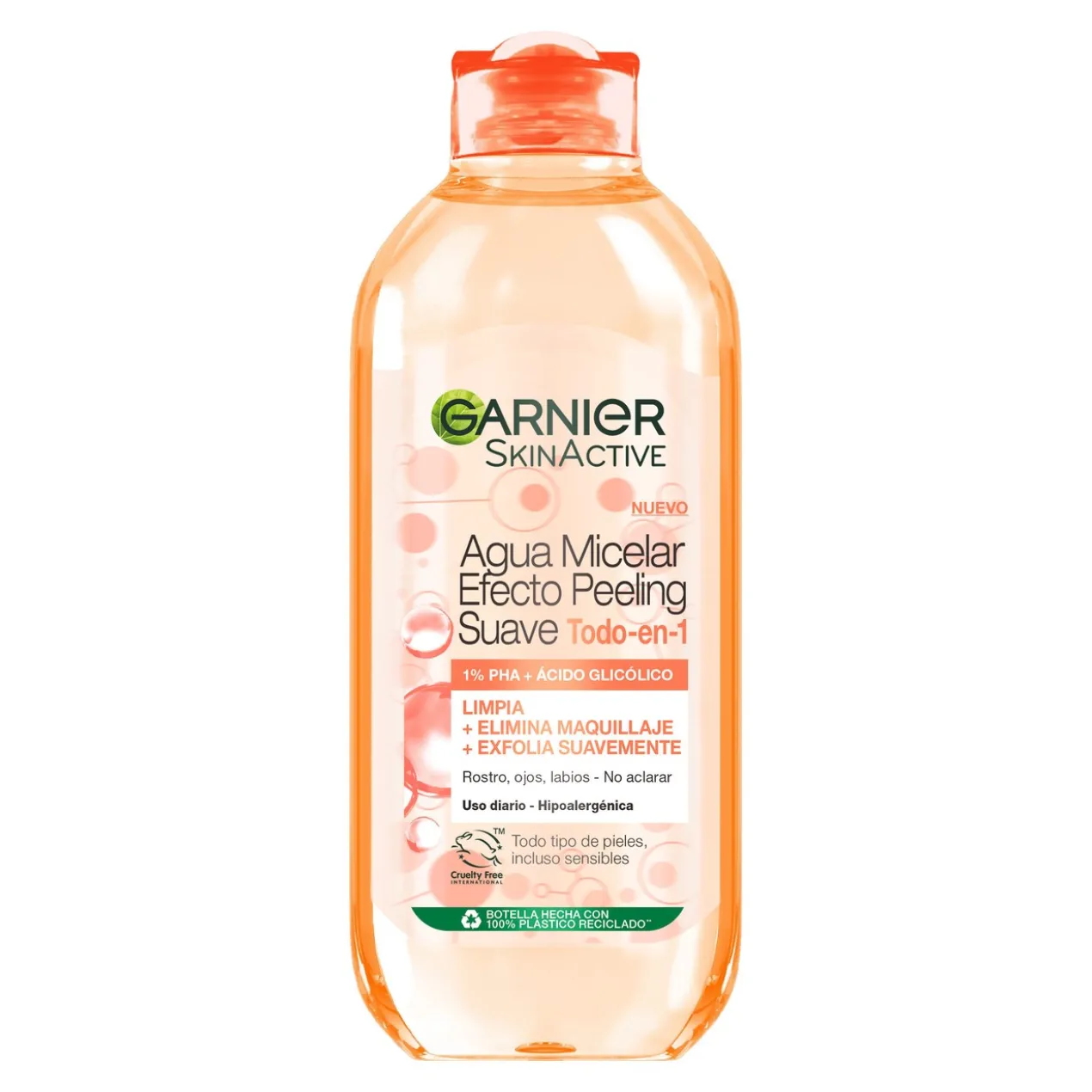 Água Micelar Efeito Peeling Suave Tudo em 1