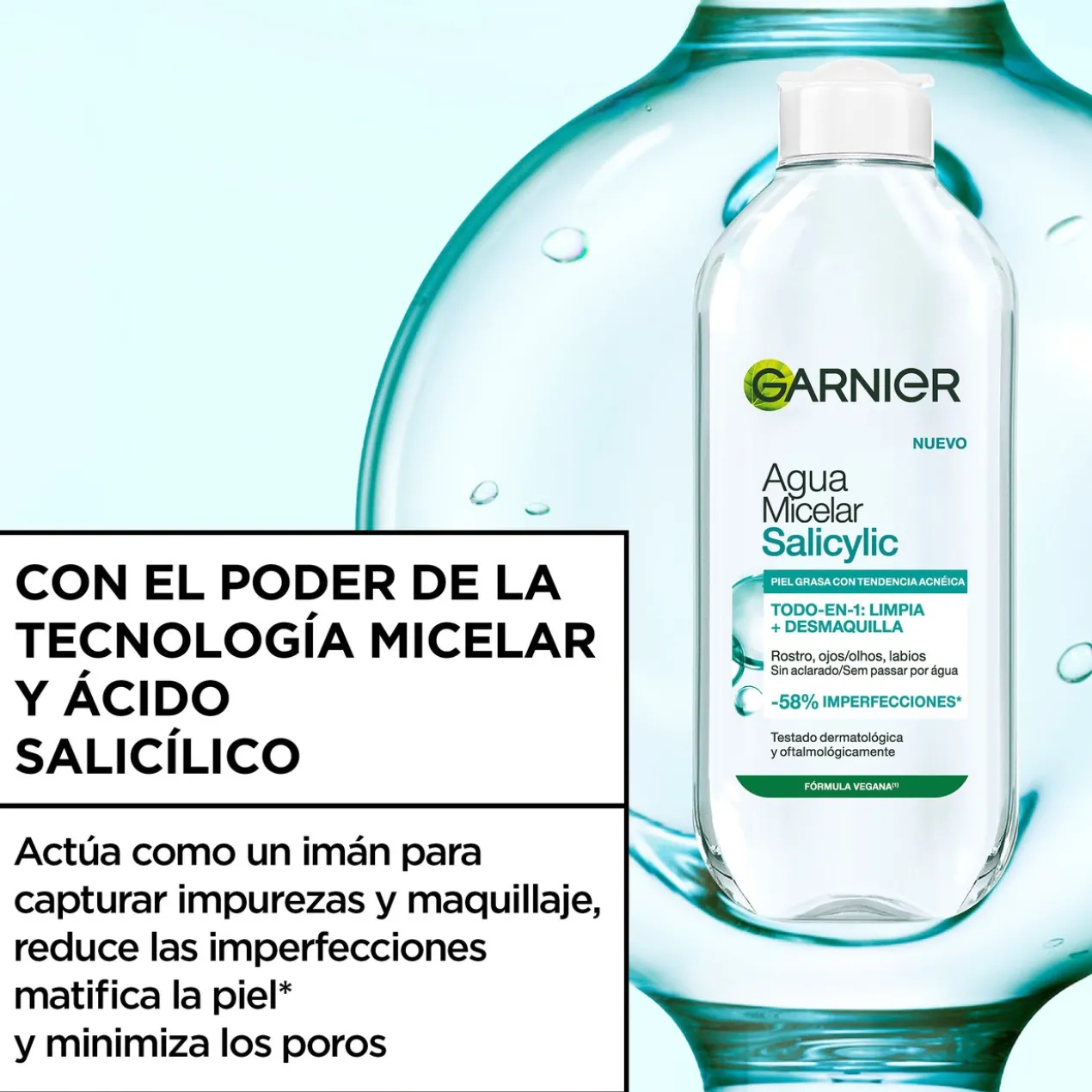Água Micelar Salicílica Anti-imperfeições