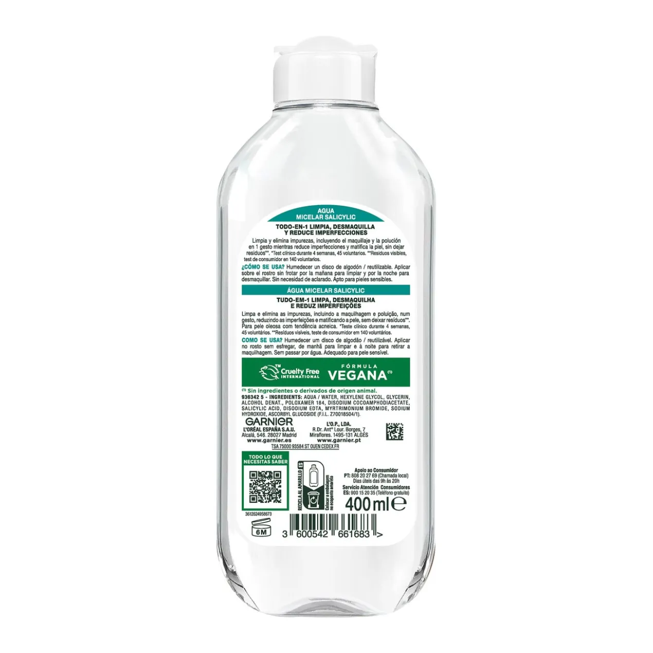 Água Micelar Salicílica Anti-imperfeições