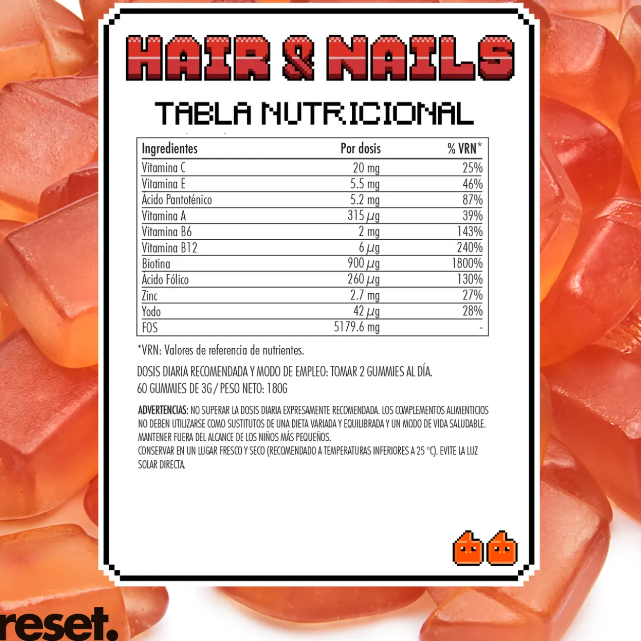 Hair & Nails Vitamin Gummies