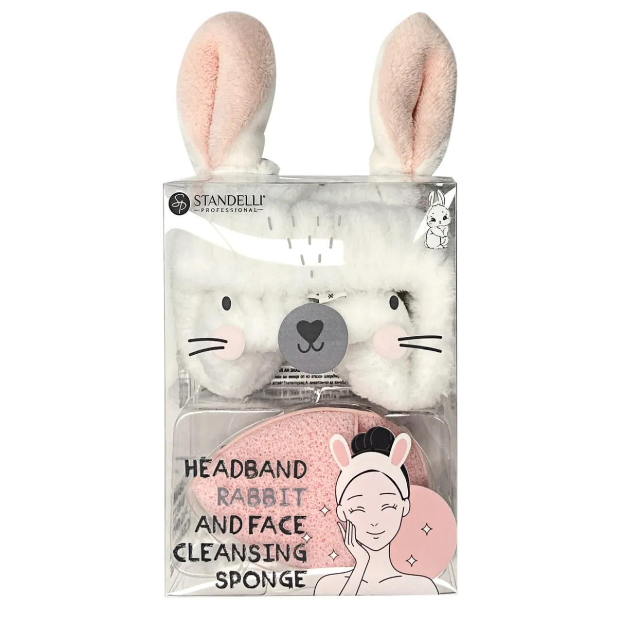 Headband Rabbit + Esponja de Limpeza