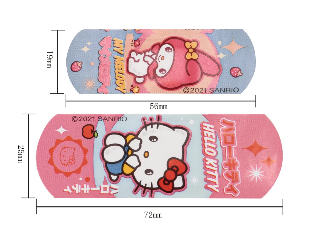 Hello Kitty and Friends Caixa de Pensos Infantis