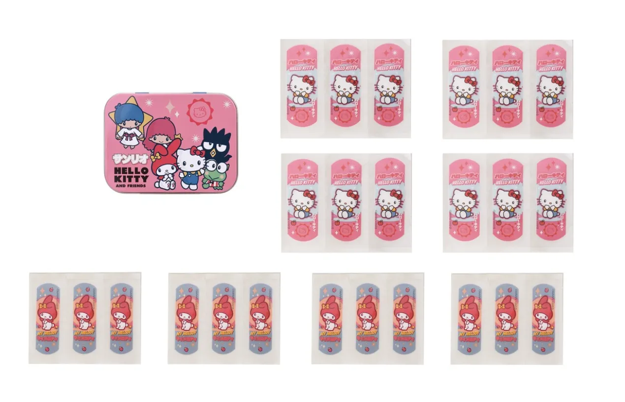 Hello Kitty and Friends Caixa de Pensos Infantis