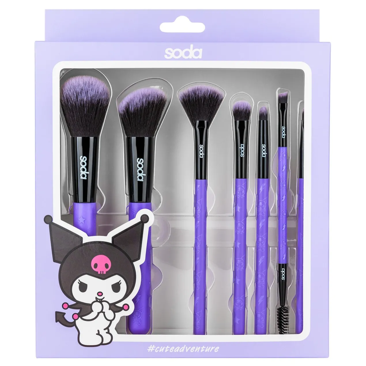 Hello Kitty Coffret de Pincéis Kuromi