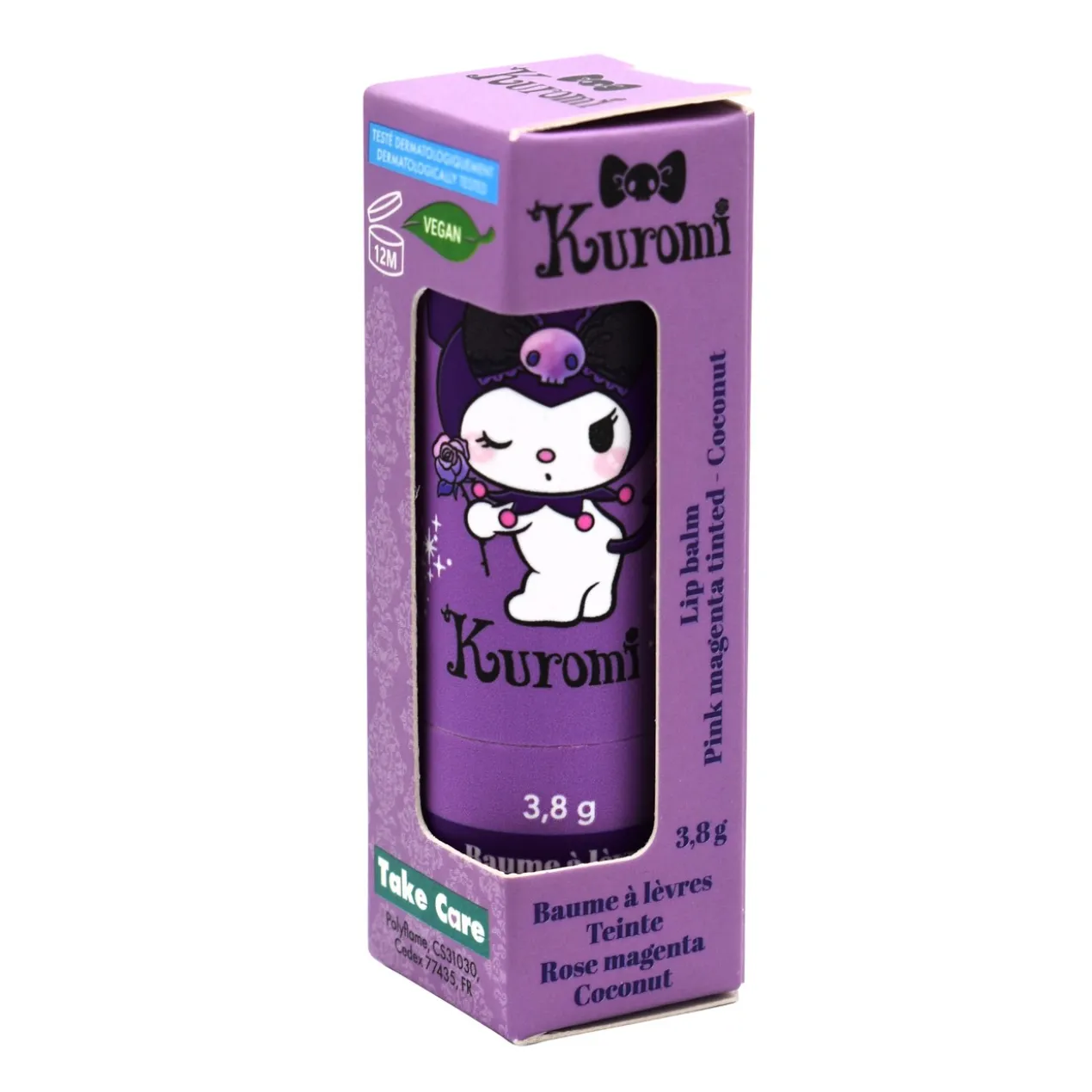 Hello Kitty Kuromi Bálsamo Labial com Cor
