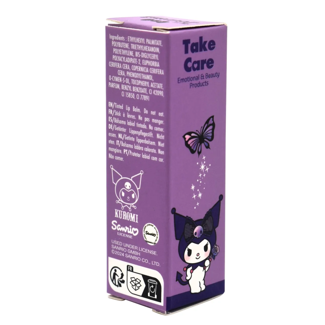 Hello Kitty Kuromi Bálsamo Labial com Cor