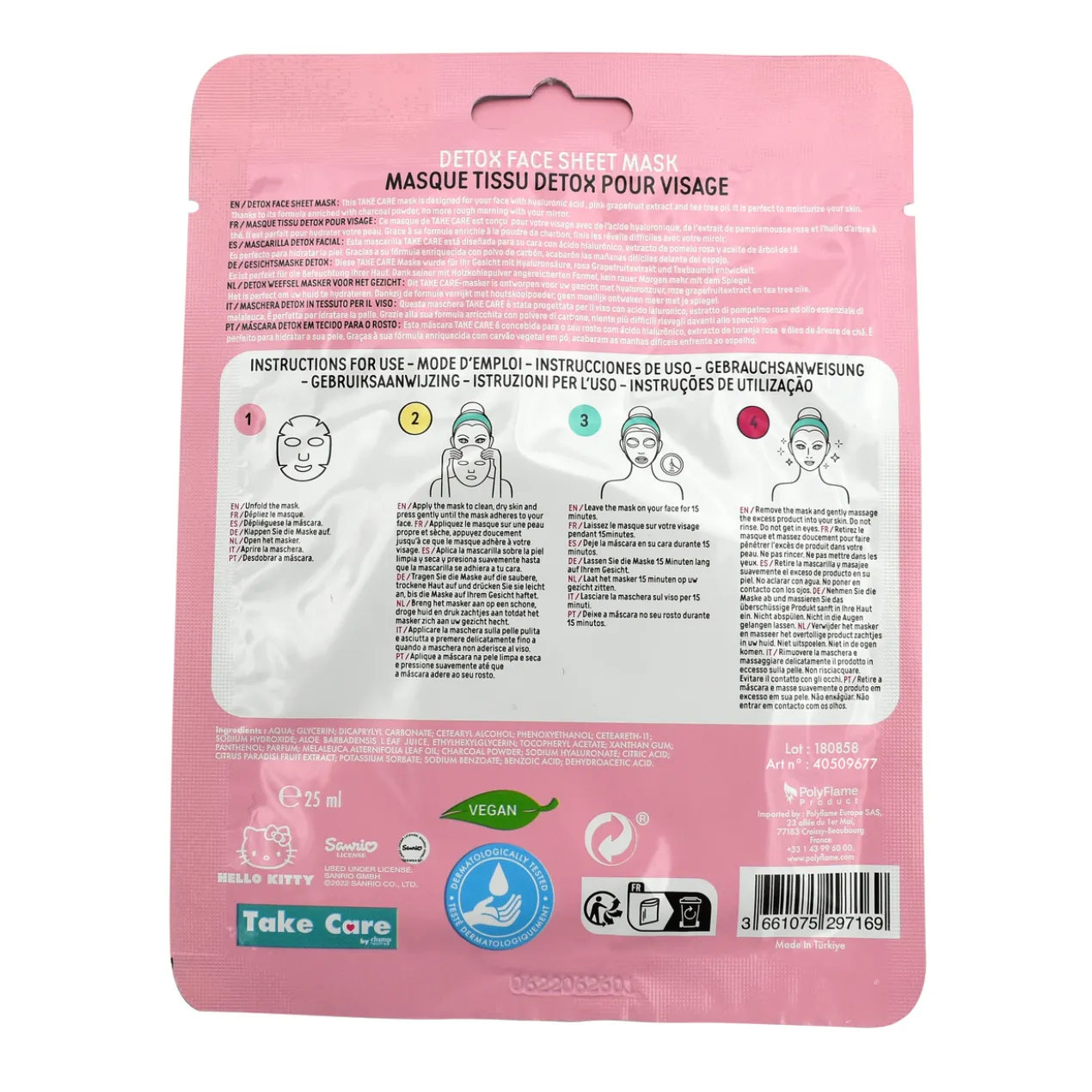 Hello Kitty Máscara Facial Detox