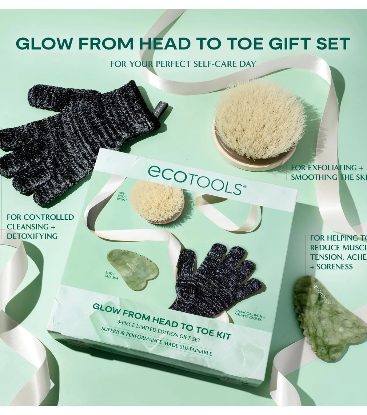 Holidays Conjunto Cuidado para Pés Glow From Head to Toe