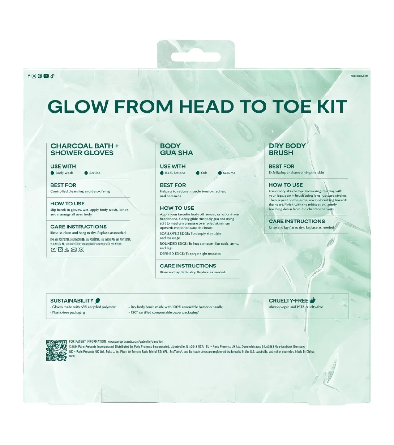 Holidays Conjunto Cuidado para Pés Glow From Head to Toe