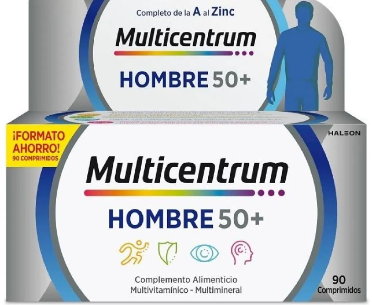 Homem 50+ Suplemento Alimentar Multivitamínico e Multimineral