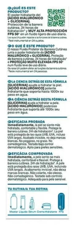 Hyaluron Anti-UV Protetor Solar Invisível SPF50