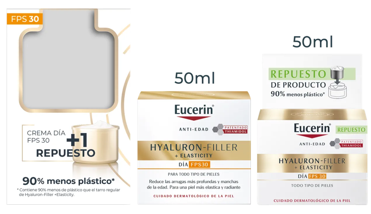 Hyaluron-Filler + Elasticity Creme de Dia SPF30 + Refill