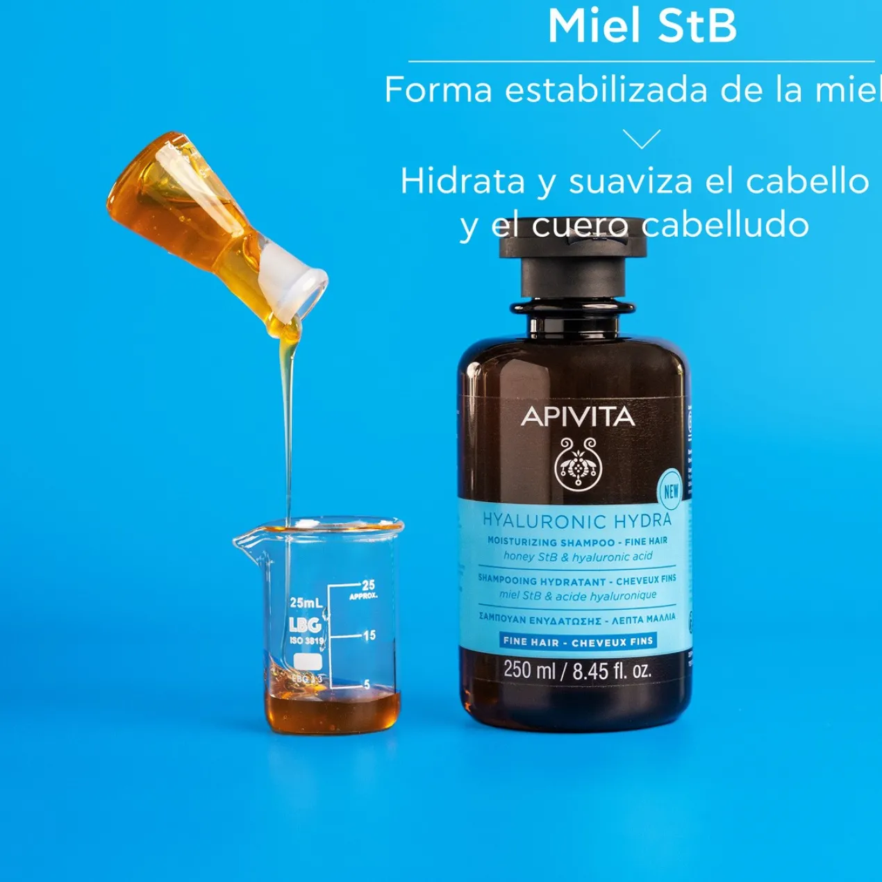 Hyaluronic Hydra Champô Hidratante para Cabelo Fino