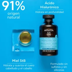Hyaluronic Hydra Champô Hidratante para Cabelo Fino