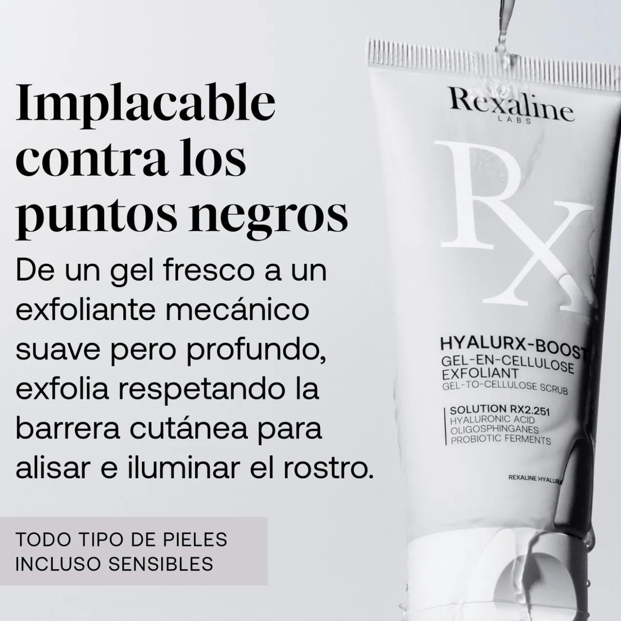 Hyalurx Boost Gel Esfoliante com Celulose