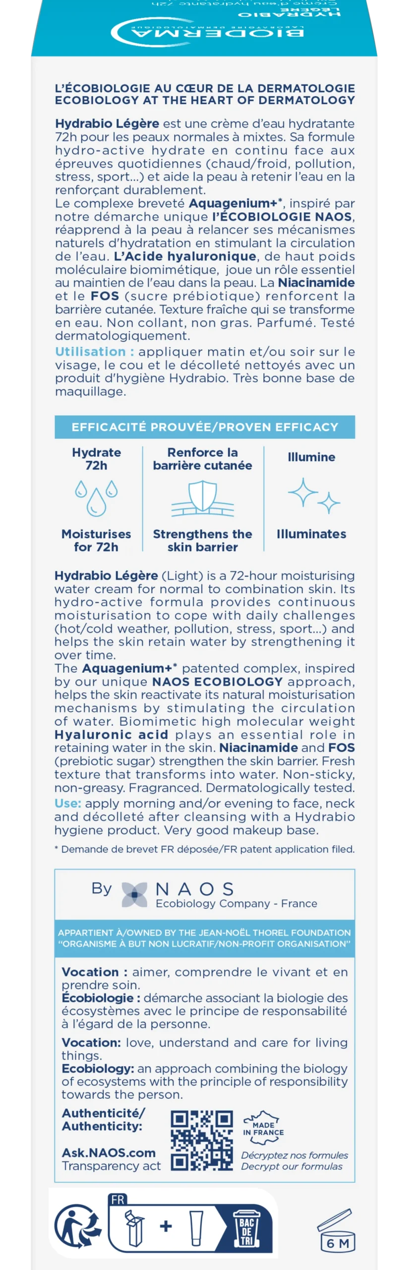 Hydrabio Gel Creme Hidratante