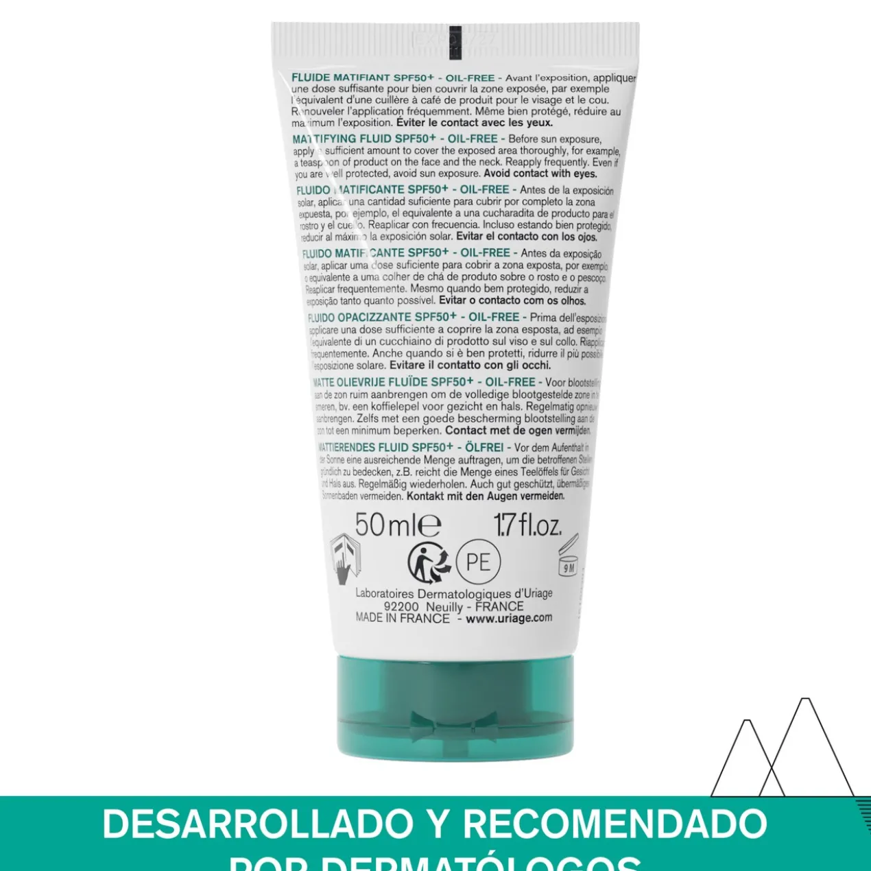 Hyséac Fluido Matificante SPF50+