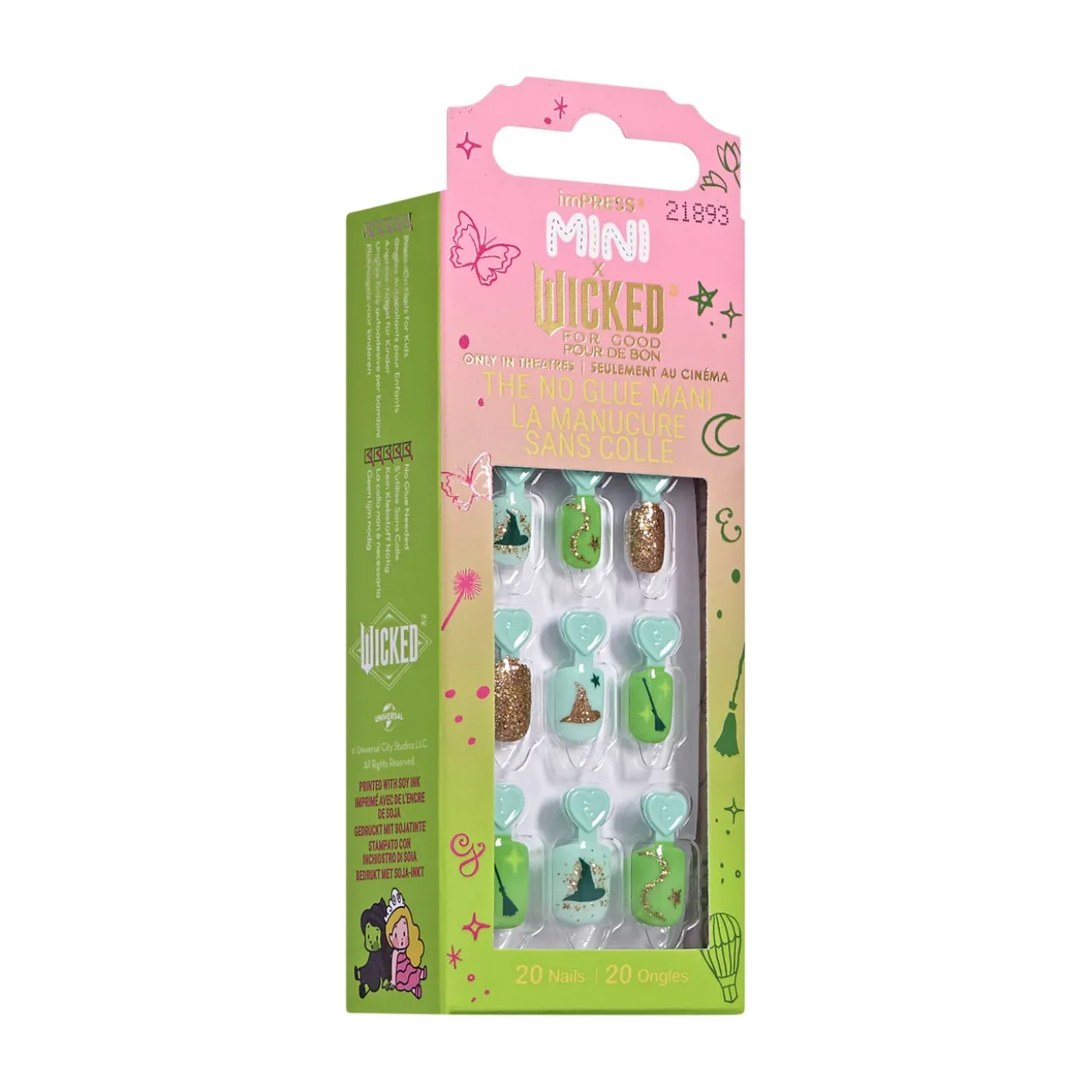 imPRESS Mini x Wicked For Good Perfect Duet Conjunto de Manicura