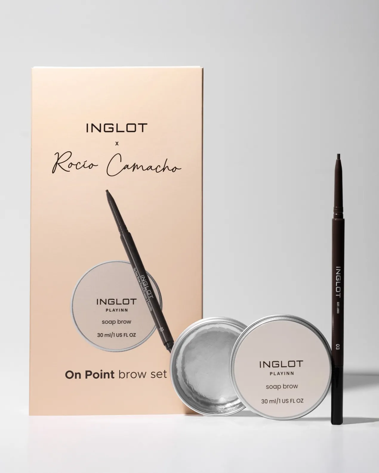 Inglot x Rocío Camacho On Point Brow Set