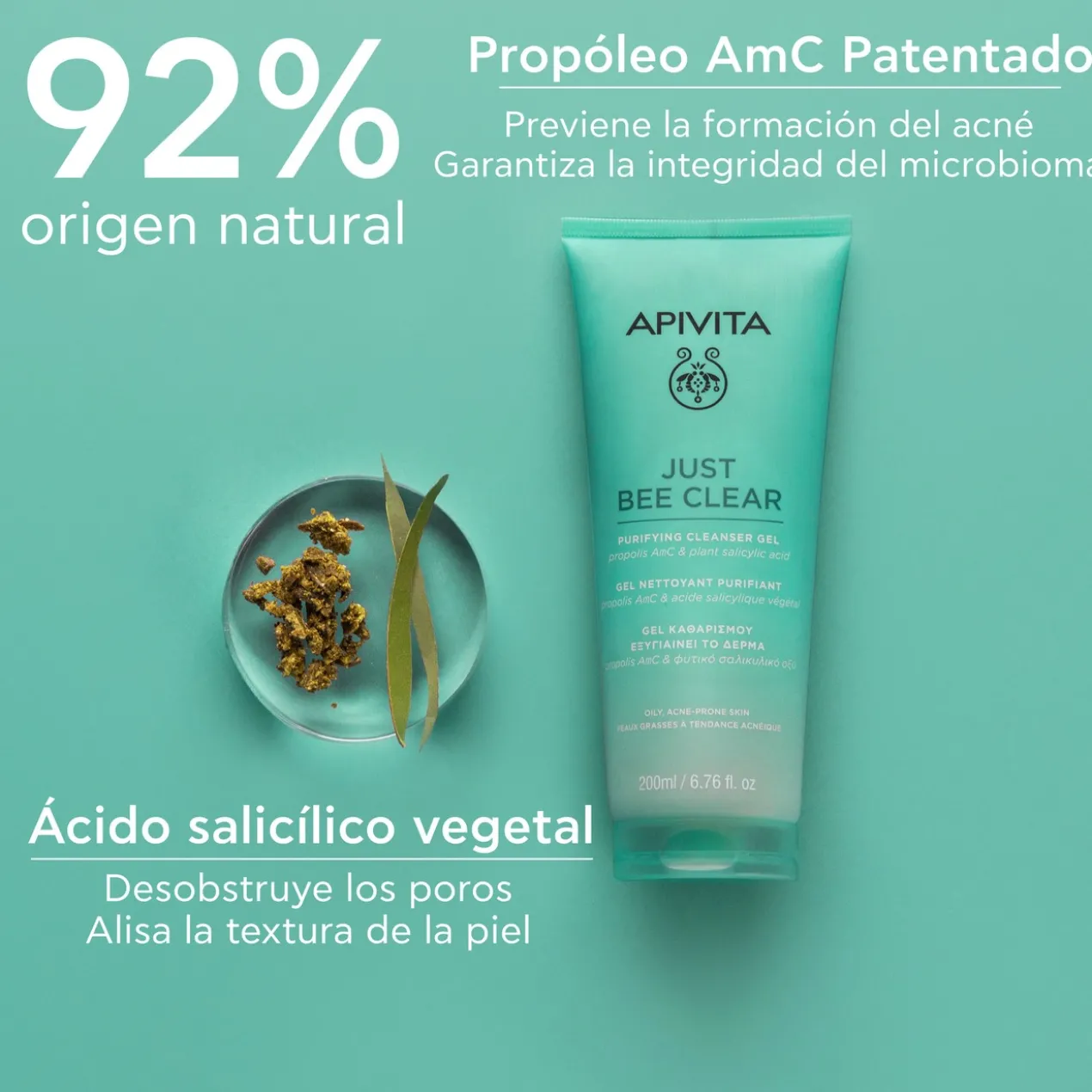 Just Bee Clear Gel de Limpeza Purificante
