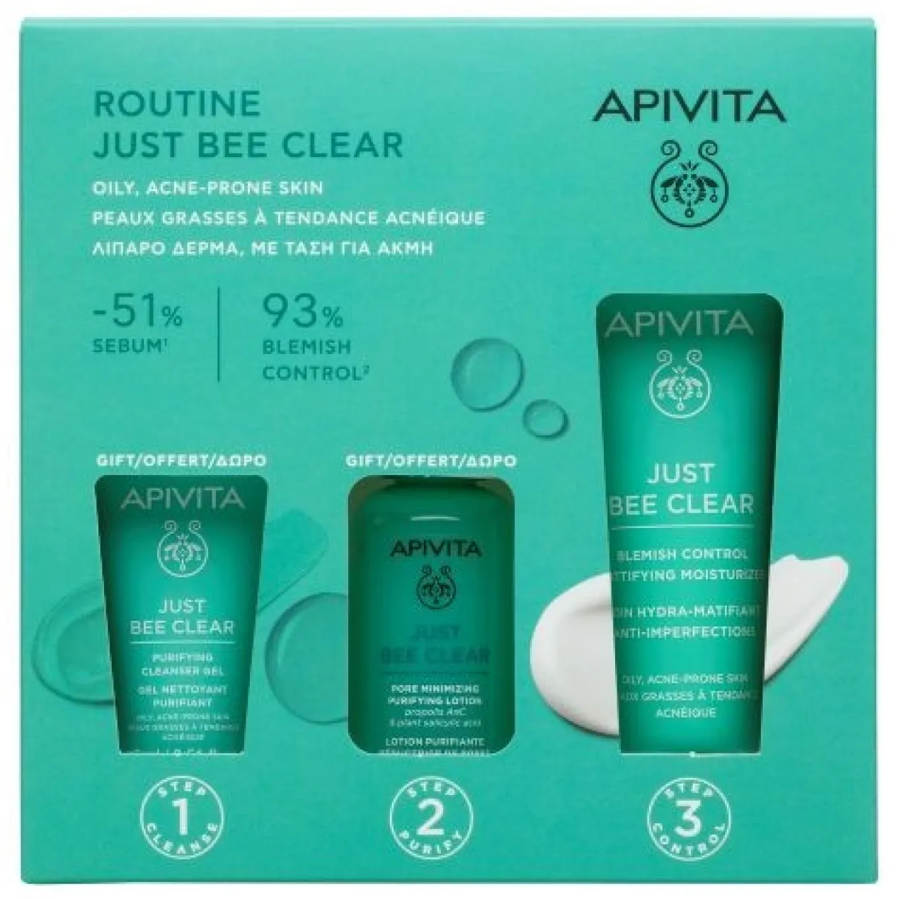 Just Bee Clear Rotina Facial Completa