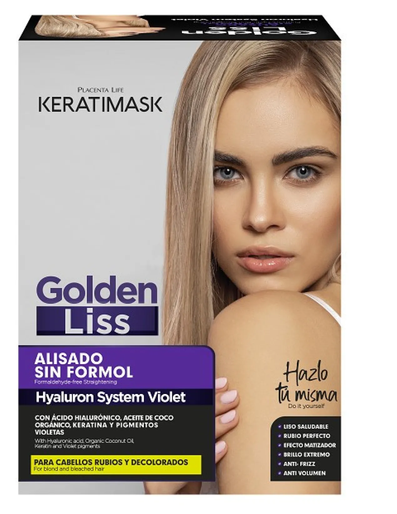 Keratimask Alisamento Golden Liss