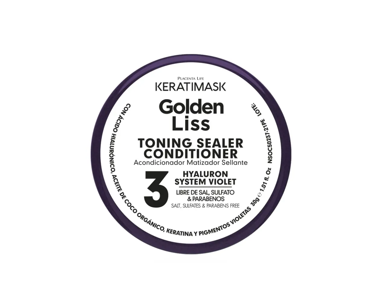 Keratimask Alisamento Golden Liss